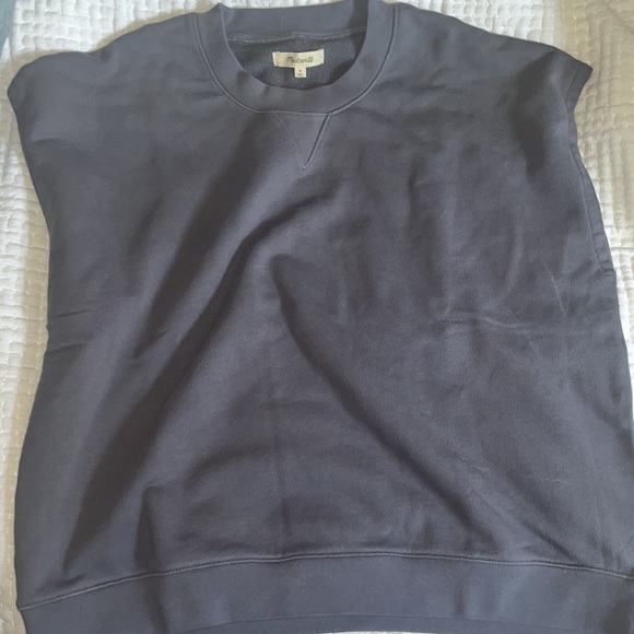 NWOT Madewell sweatshirt muscle tee - Picture 3 of 3